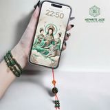  Móc Treo Điện Thoại Ngọc Bích Canada Đồng Điếu VIP (Không Kén Mệnh) 