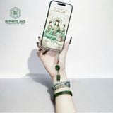  Móc Treo Điện Thoại Ngọc Bích Canada Đồng Điếu VIP (Không Kén Mệnh) 