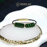  Vòng Dây Cáp Lu Thống Chạm Kim Tiền Mix Ngũ Điếu Ngọc Bích Canada Vip (Không Kén Mệnh) 260525-6 