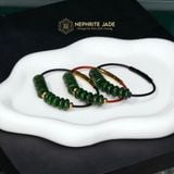  Vòng Dây Cáp Lu Thống Chạm Kim Tiền Mix Ngũ Điếu Ngọc Bích Canada Vip (Không Kén Mệnh) 260525-6 