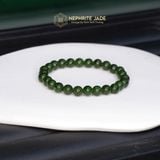  Vòng Đơn Ngọc Bích Canada 6ly 26 Hạt VIP Trơn (Không Kén Mệnh) 