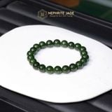  Vòng Đơn Ngọc Bích Canada 8ly 22 Hạt VIP Trơn (Không Kén Mệnh) 