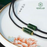  Mặt Dây Chuyền Lu Thống Đốt Trúc Ngọc Bích Canada KT: 10x20mm Cho Nam(Không Kén Mệnh) 