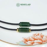  Mặt Dây Chuyền Lu Thống Đốt Trúc Ngọc Bích Canada KT: 10x20mm Cho Nam(Không Kén Mệnh) 