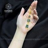  Dây Treo Phúc Điếu Lam Ngọc Jade A (Không Kén Mệnh) 