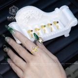  Nhẫn Cửu Nguyệt Long Vàng Tây Trang Sức Cho Các Mệnh 