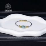 Vòng Dây Cáp Ngũ Điếu Hoa Bay Mix 2 Bi Kim Tiền Vàng 10K (Không Kén Mệnh) ( SL Có Hạn ) 