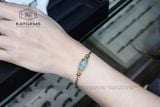  Vòng Dây Cáp Ngũ Điếu Hoa Bay Mix 2 Bi Kim Tiền Vàng 10K (Không Kén Mệnh) ( SL Có Hạn ) 