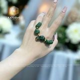  Vòng Dây Cáp Ngọc Bích Mix Ngũ Điếu, Lu Thống, Cỏ Bốn Lá, Bà Hồ Ly Và Charm Túi Tiền (Không Kén Mệnh) 