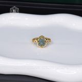  Nhẫn Tỳ Hưu Đại Phát Đá Ngọc Theo Mệnh Vàng Tây Trang Sức - Thiết Kế Độc Quyền 