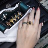  Nhẫn Tỳ Hưu Đại Phát Đá Ngọc Theo Mệnh Vàng Tây Trang Sức - Thiết Kế Độc Quyền 