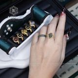  Nhẫn Tỳ Hưu Đại Phát Đá Ngọc Theo Mệnh Vàng Tây Trang Sức - Thiết Kế Độc Quyền 