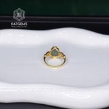  Nhẫn Tỳ Hưu Đại Phát Đá Ngọc Theo Mệnh Vàng Tây Trang Sức - Thiết Kế Độc Quyền 