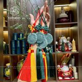  Khánh Treo Xe Chữ Thọ Lam Ngọc Jade A Myanmar (Không Kén Mệnh) 