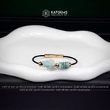  Vòng Dây Cáp Ngọc Hoa Bay Ngũ Điếu Mix Hồ Ly Phượng Và Bi Kim Tiền Vàng Tây 10k (Không Kén Mệnh) 