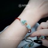 Vòng Dây Cáp Ngọc Hoa Bay Ngũ Điếu Mix Hồ Ly Chúa Và Bi Kim Tiền Vàng Trang Sức (Không Kén Mệnh) 190525-5 