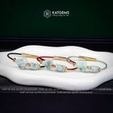  Vòng Dây Cáp Ngọc Hoa Bay Ngũ Điếu Mix Hồ Ly Chúa Và Bi Kim Tiền Vàng Trang Sức (Không Kén Mệnh) 190525-5 