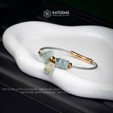  Vòng Dây Cáp Ngọc Hoa Bay Ngũ Điếu Mix Hồ Ly Phượng Và Túi Tiền Kim Bảo Charm Rơi Vàng Trang Sức (Không Kén Mệnh) 