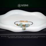  Vòng Dây Cáp Ngọc Hoa Bay Ngũ Điếu Mix Hồ Ly Phượng Và Túi Tiền Kim Bảo Charm Rơi Vàng Trang Sức (Không Kén Mệnh) 