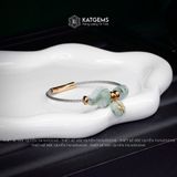  Vòng Dây Cáp Ngọc Hoa Bay Ngũ Điếu Mix Hồ Ly Phượng Và Túi Tiền Kim Bảo Charm Rơi Vàng Trang Sức (Không Kén Mệnh) 