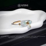  Vòng Dây Cáp Ngọc Hoa Bay Ngũ Điếu Mix Hồ Ly Chúa Và Túi Tiền Kim Bảo Charm Rơi Vàng Trang Sức (Không Kén Mệnh) 200525-21 