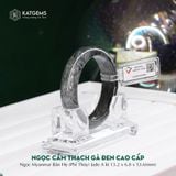  Vòng Khối Ngọc Gà Đen Độc Bản - Bản Hẹ 13.2 Dày 6.8 Ni 53.6mm (Không Kén Mệnh) 