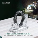  Vòng Khối Ngọc Gà Đen Độc Bản - Bản Hẹ 13.2 Dày 7 Ni 51.9mm (Không Kén Mệnh) 