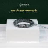  Vòng Khối Ngọc Gà Đen Độc Bản - Bản Hẹ 11.8 Dày 6.5 Ni 52.2mm (Không Kén Mệnh) 