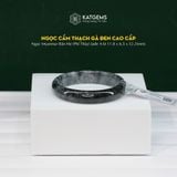  Vòng Khối Ngọc Gà Đen Độc Bản - Bản Hẹ 11.8 Dày 6.5 Ni 52.2mm (Không Kén Mệnh) 