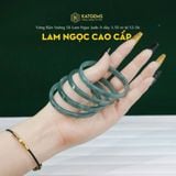  Vòng Khối Lam Ngọc Cao Cấp Bản Vuông 5 Dày 3.5 Ni 52-56mm (Không Kén Mệnh) 