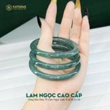  Vòng Khối Lam Ngọc Cao Cấp Bản Đũa 7li Ni 52 - 56mm (Không Kén Mệnh) 