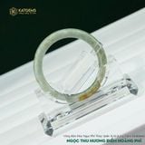  Vòng Khối Ngọc Thu Hương Điểm Hoàng Phỉ Cao Cấp Bản Đũa 8.3x7.6 Ni 52.6mm (Không Kén Mệnh) 395295 