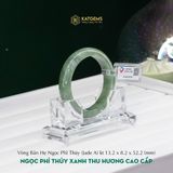  Vòng Khối Ngọc Phỉ Thúy Xanh Thu Hương Cấp Bản Hẹ 13.2x8.2 Ni 52.2mm (Không Kén Mệnh) 287436 