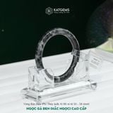  Vòng Khối Ngọc Gà Đen (Hắc Ngọc) Cao Cấp Bản Đũa 8li Ni 50 - 58mm (Không Kén Mệnh) 