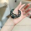  Chuỗi Vòng Lam Ngọc Dẹt Jade A Mix Ngũ Điếu, Lu Thống Và Bi Kim Tiền Vàng Trang Sức (Không Kén Mệnh) 126012 