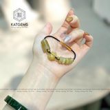  Vòng Dây Cáp Thạch Anh Tóc Vàng Mix Lu Thống, Ngũ Điếu Và Túi Tiền Kim Bảo (Kim, Thổ) 150525-36 