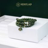  Vòng Chuỗi Ngọc Bích Canada Cao Cấp Vip 6Ly Mix Lu Thống, Ngũ Điếu, Charm Túi Tiền Vàng Trang Sức (Không Kén Mệnh) 