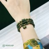  Vòng Chuỗi Ngọc Bích Canada Cao Cấp Vip 6Ly Mix Lu Thống, Ngũ Điếu, Charm Túi Tiền Vàng Trang Sức (Không Kén Mệnh) 