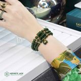  Vòng Chuỗi Ngọc Bích Canada Cao Cấp Vip 6Ly Mix Lu Thống, Ngũ Điếu, Charm Túi Tiền Vàng Trang Sức (Không Kén Mệnh) 