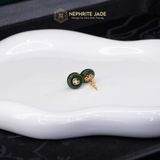  Khuyên Tai Đồng Tâm Phú Quý VIP Ngọc Bích Canada 9ly (Không Kén Mệnh) 