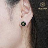  Khuyên Tai Đồng Tâm Phú Quý VIP Ngọc Bích Canada 9ly (Không Kén Mệnh) 