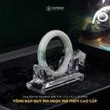  Vòng Khối Quý Phi Ngọc Phỉ Thúy Cấp Bản Hẹ Myanmar Jade A 12.2x9.2 Ni 55.2mm (Không Kén Mệnh) 