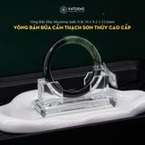  Vòng Khối Ngọc Cẩm Thạch Sơn Thủy Bản Đũa Type A 10x9.2 Ni 53.6mm 868627 (Không Kén Mệnh) 