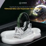  Vòng Khối Ngọc Cẩm Thạch Sơn Thủy Bản Đũa Type A 10x9.2 Ni 53.6mm 868627 (Không Kén Mệnh) 