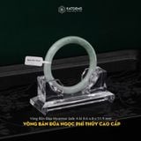  Vòng Khối Quý Phi Ngọc Phỉ Thúy Cấp Bản Đũa Myanmar Jade A 8.6x8 Ni 51.9mm (Không Kén Mệnh) 