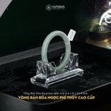  Vòng Khối Quý Phi Ngọc Phỉ Thúy Cấp Bản Đũa Myanmar Jade A 8.6x8 Ni 51.9mm (Không Kén Mệnh) 