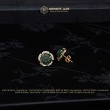  Khuyên Tai Mẫu Đơn Phú Quý Ngọc Bích Canada Bọc Vàng Trang Sức (Không Kén Mệnh) 