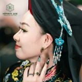  Khuyên Tai Phượng Hoàng Cát Tường Ngọc Bích Canada Viên Oval 10Ly (Không Kén Mệnh) 