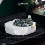  Vòng Chuỗi Ngọc Hoa Bay 6,8ly mix Ngũ Điếu, Xu Kim Tiền Vàng và Hoa Sen Vàng Trang Sức (Không Kén Mệnh) 1-127001 