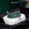 Vòng Chuỗi Cuốn 5 Lam Ngọc 5,6ly mix Ngũ Điếu, Lu Thống và Cỏ Bốn Lá Nạm Đá Vàng (Không Kén Mệnh) 2-126001 